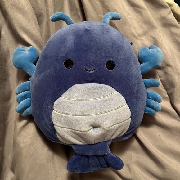 Squishmallows 8-Inch Lobert The Blue Lobster Crab Plush - Picture 1 of 4